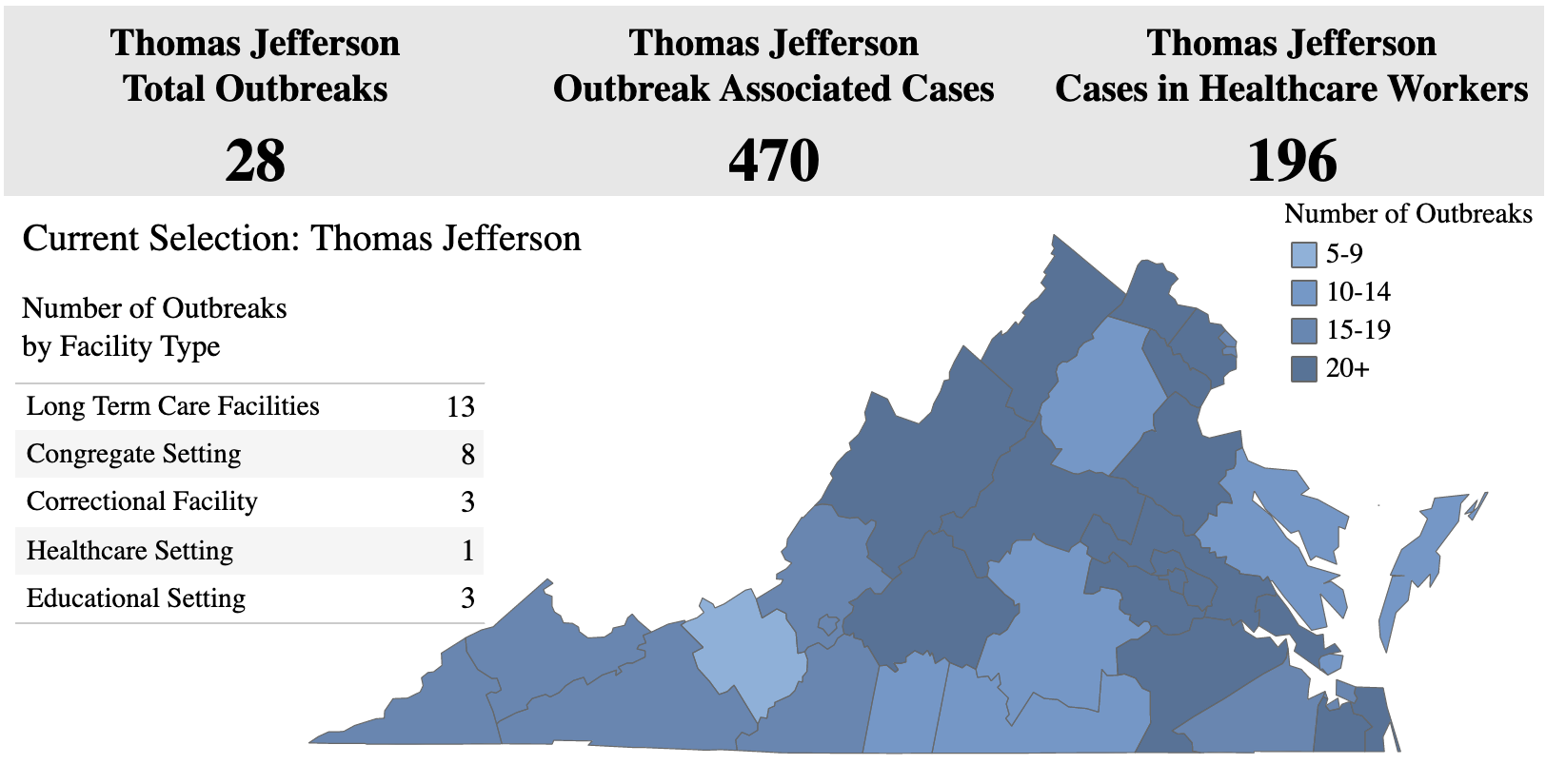 TJHD Outbreaks 9/11